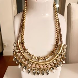Multicrystal Statement Necklace NWOT